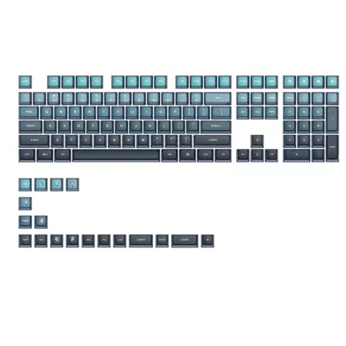 Glacier Skyloong GK7 PBT Translucent Keycaps Compatible 60%/65%/75%/80%/96%/100%