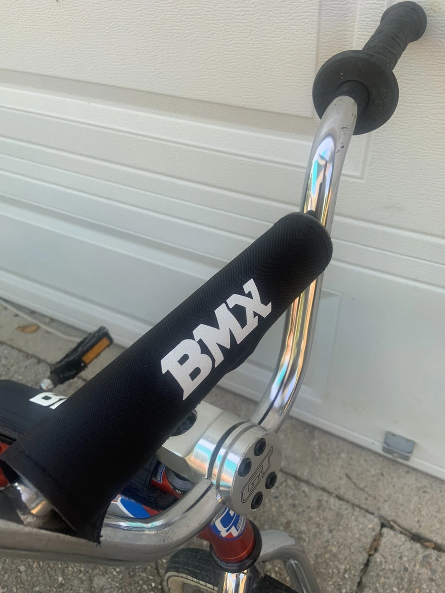 Vintage NOS BMX Handlebar Pad Black N White 8