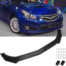 For Subaru Legacy 2010-2021 Front Bumper Lip Spoiler Splitter Kit Carbon Fiber