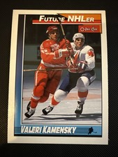 Valeri Kamensky #513 O Pee Chee NHL Hockey 1991-92 Quebec Nordiques RC
