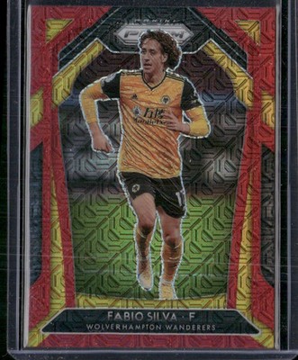 2020-21 Panini Prizm Premier League #141 Fabio Silva Red Mojo Prizm #/135