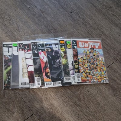 Valiant Unity Mixed Lot 1-8 Comic Book Lot Multiple Issues Bagged Color