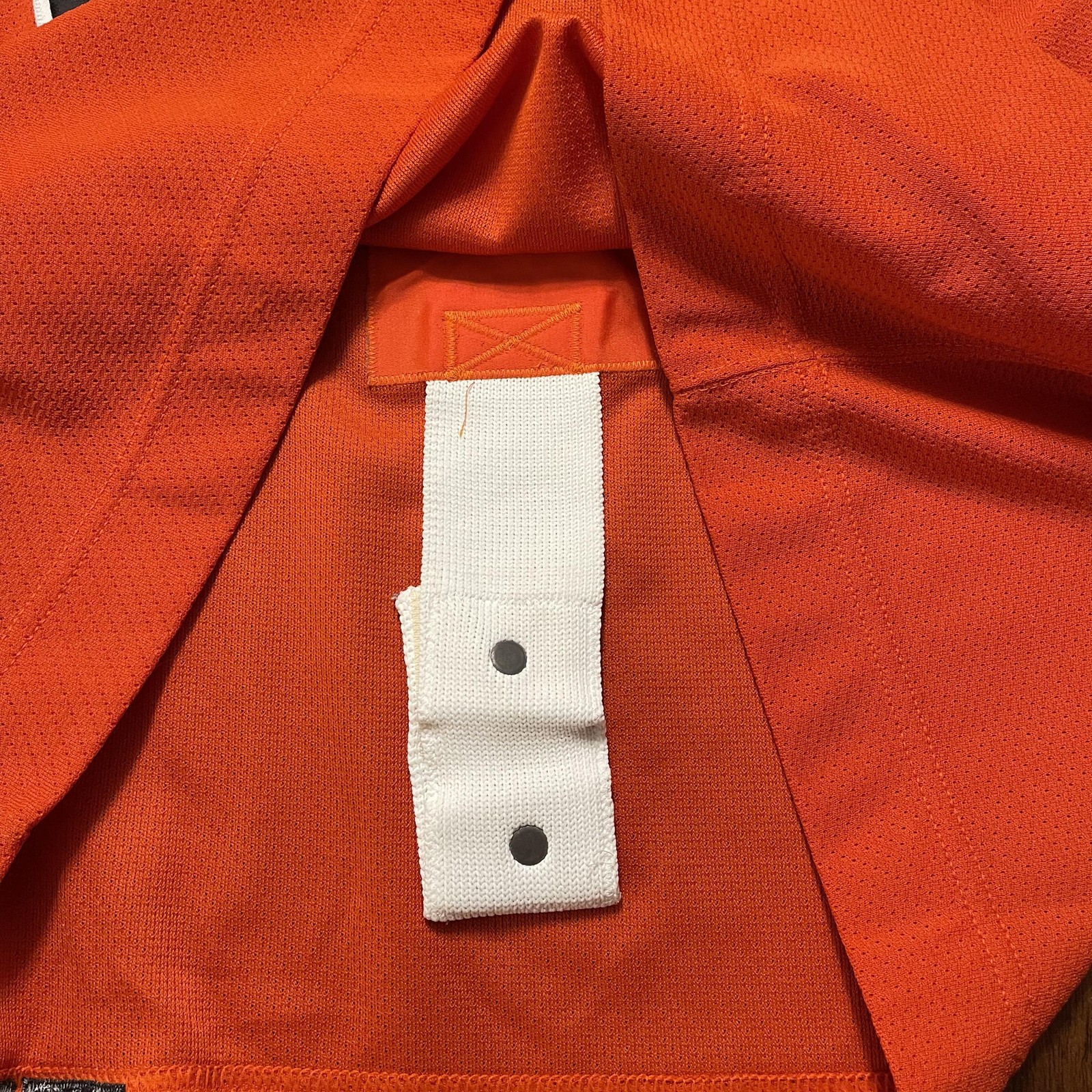 Vtg Philadelphia Flyers Jersey Mens 54 Hockey Autograph CCM 80s Dave Schultz