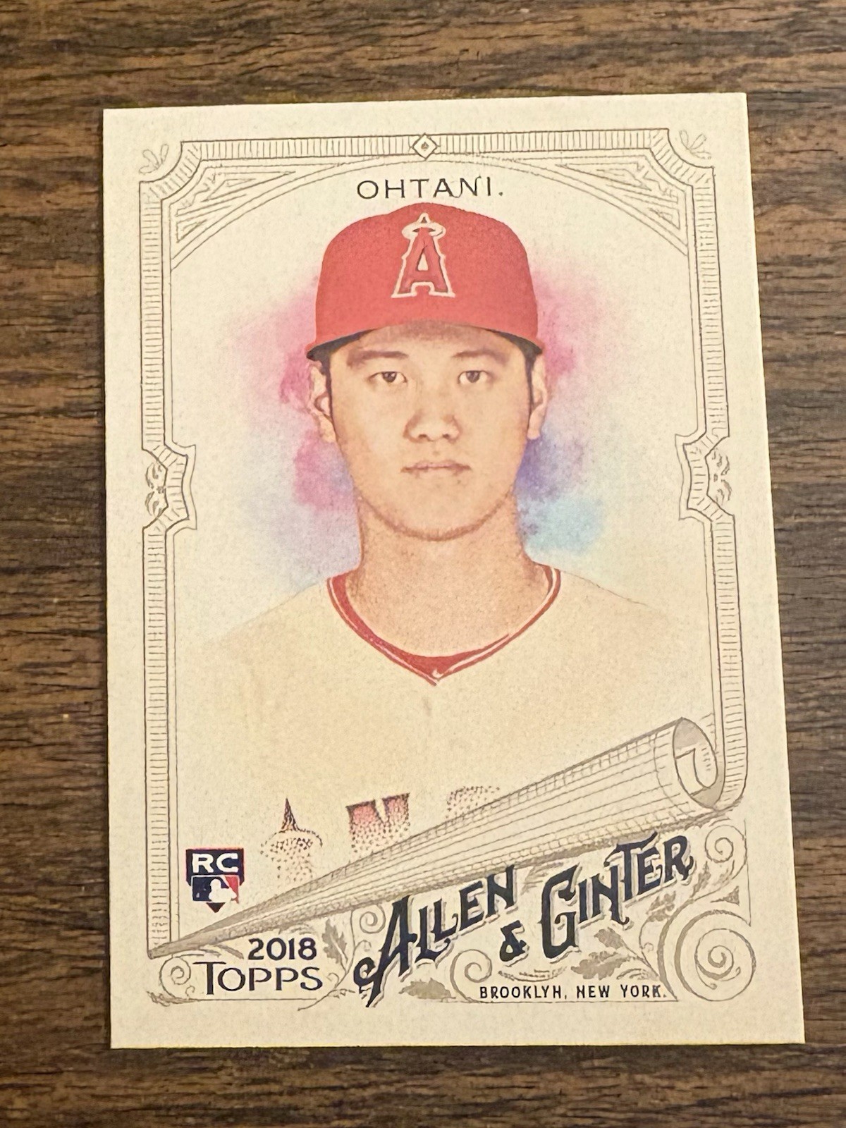 2018 Shohei Ohtani Topps Allen & Ginter RC Angels Rookie #100