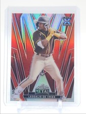 LEODALIS DE VRIES 2024 LEAF METAL XRC ROOKIE BASEBALL RED RC /25 Q0311