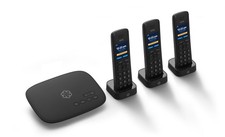 Ooma Telo VoIP with 3 HD3 Handsets Complete Home Phone System for Unlimited N...