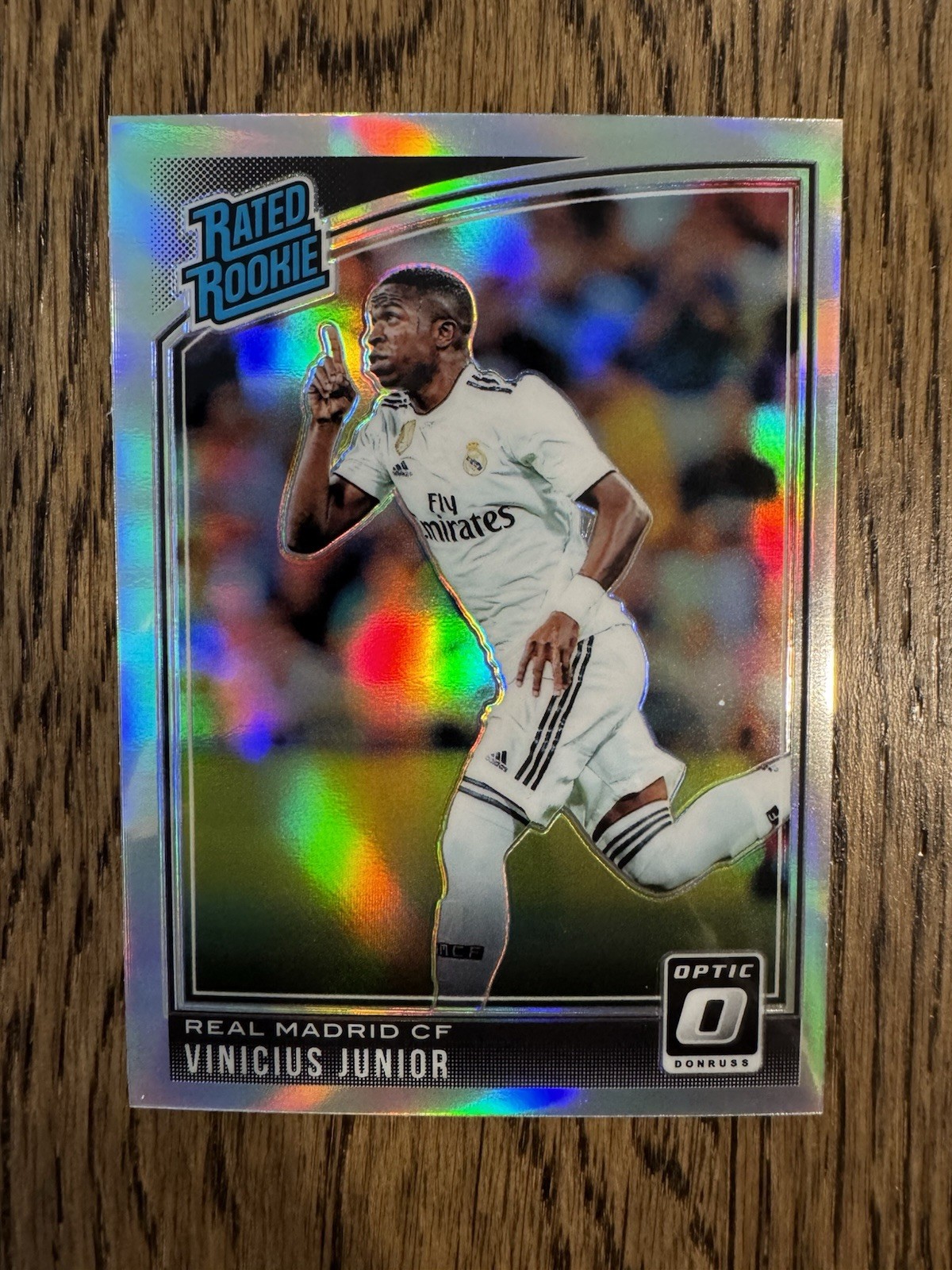 2018-19 Donruss Optic Vinicius Junior Optic Holo Rated Rookie #177 Vini Jr