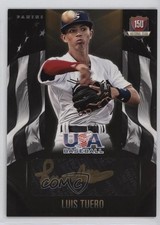 2015 Panini USA Baseball Black Gold Signatures 26/49 Luis Tuero #19 Auto 0a7