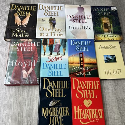 Lot of 10 Danielle Steel Romance Popular Series Hardcover HC/DJ Books 
