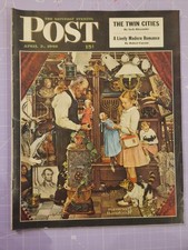 Saturday Evening Post Magazine - Norman Rockwell April 3, 1948 April Fools Shop