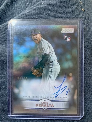 2025 Topps Stadium Club - Autographs Luis Peralta #SCBA-FP Rainbow...