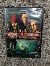 Pirates of the Caribbean Dead Man's Chest DVD 2006 Johnny Depp Orlando Bloom