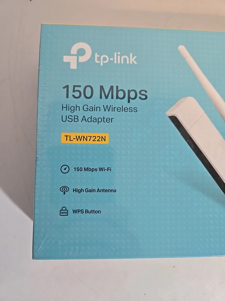Sealed! TPLink TL-WN722N 150Mbps High Gain Wireless USB Adapter - Brand New - Image 2 of 4