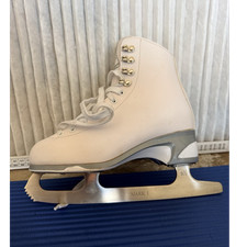 Jackson 150 Figure Skates Mark I Blade White/Gray Lace-Up Size 5