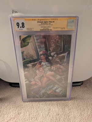 Ultimate Spider-Man #4 CGC SS 9.8 VIRGIN Cover D J. Scott Campbell with CoA #209