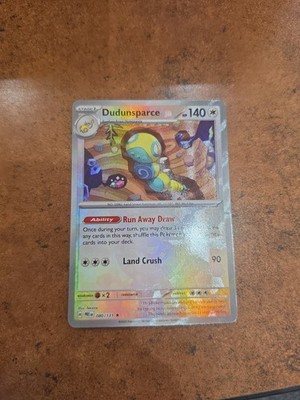 Dudunsparce (Master Ball Pattern) 080/131 Prismatic Evolutions Pokemon Holo NM