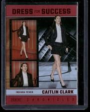 2025 Panini Caitlin Clark Chronicled #64 Caitlin Clark Red Holo