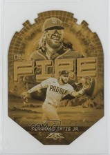 2022 Topps Fire En Fuego Gold Minted Fernando Tatis Jr #EF-24 5w0