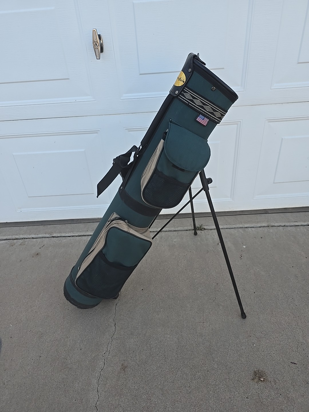 Club Carry Sunday Stand Pencil Bag Hold 5-6 Clubs 3 Way Usa