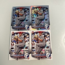 2025 Bowman Draft Chrome Baseball Gage Wood Base Refractor 1st Chrome Lot Of 4