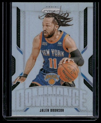 2024-25 Panini Prizm #17 Jalen Brunson Dominance Prizms Silver | eBay