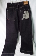 Vintage Platinum FUBU Mens 36 Fat Albert Jeans Collectible Y2K Baggy Streetwear