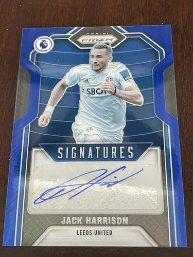 Panini 2021-22 Prizm Premier League Jack Harrison Leeds #S-JHN Signatures Auto