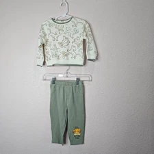 Disney Lion King Simba Future King Baby Toddler Outfit Set Sweatshirt Pants 18 M