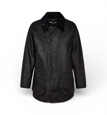Barbour Beaufort Wachsjacke schwarz Größe 40 klassisch