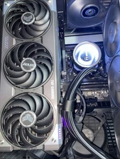 8 Fans,Ryzen 7 9800X, 32 Gb Of Ram Ddr5, Msi 750 Psu, Aio Lian Li Fans No GPU!!!