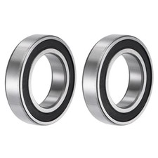6008-2RS Deep Groove Ball Bearings 40x68x15mm Double Sealed Chrome Steel 2pcs