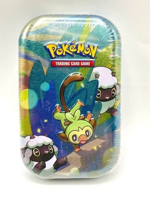 Pokemon Friends of Galar Pals Mini Tin Grookey & Wooloo Sealed Italian 2 Bags