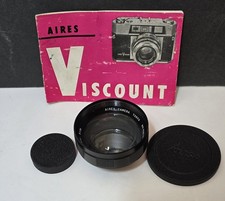Aires Tele Attachment Lens 8cm Viscount 35mm RF Camera Owners Manual