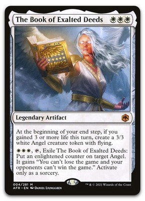 The Book of Exalted Deeds #4 (NM) Forgotten Realms AFR Magic MTG