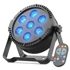 7LED Par Can Light DMX RGBW 4 IN 1 LED Stage Lighting DJ Disco Club Party Lights