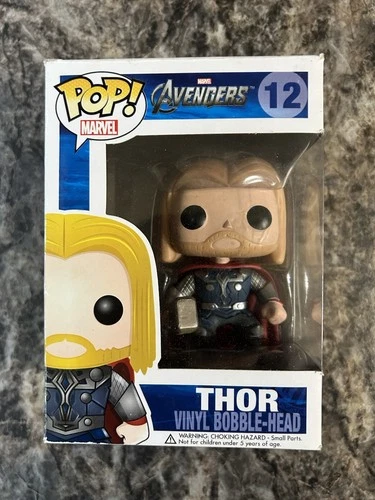 Funko POP! Thor 12 Marvel Avengers Original Vaulted Rare 2012 SEE ALL PHOTOS
