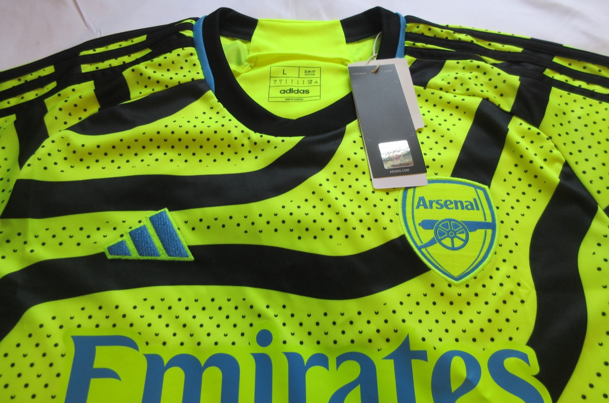 Adidas AFC Arsenal Slim Men's Soccer Jersey Size L for sale online