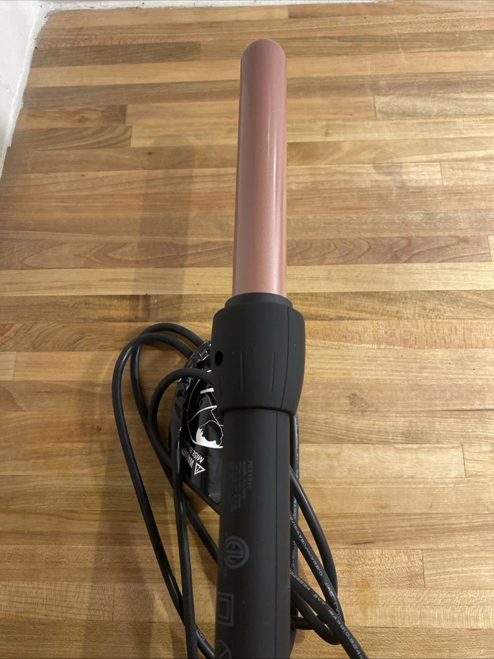 FoxyBae 25mm Curling Wand with Rose Gold Barrel Model BLK-25CRL Original Box - Image 4 of 4