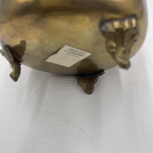 Vintage Small Decorative Brass Pot - Picture 5 of 8