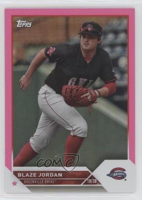 2023 Topps Pro Debut Fuchsia Foil 58/199 Blaze Jordan #PD-124 08vx