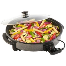 Vonshef 42cm Multi Cooker Electric Pot Frying Pan with Large 6L Capacity 1500W