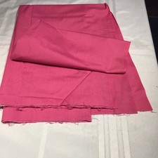 Pink Cotton Fabric 2 Yd X 42