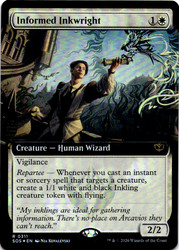 Informed Inkwright (Extended Art) Secrets of Strixhaven Foil 311