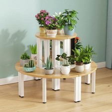 Mehrstufige Eck-Blumentreppe Für Den Innen- und Außenbereich Pflanzenregal