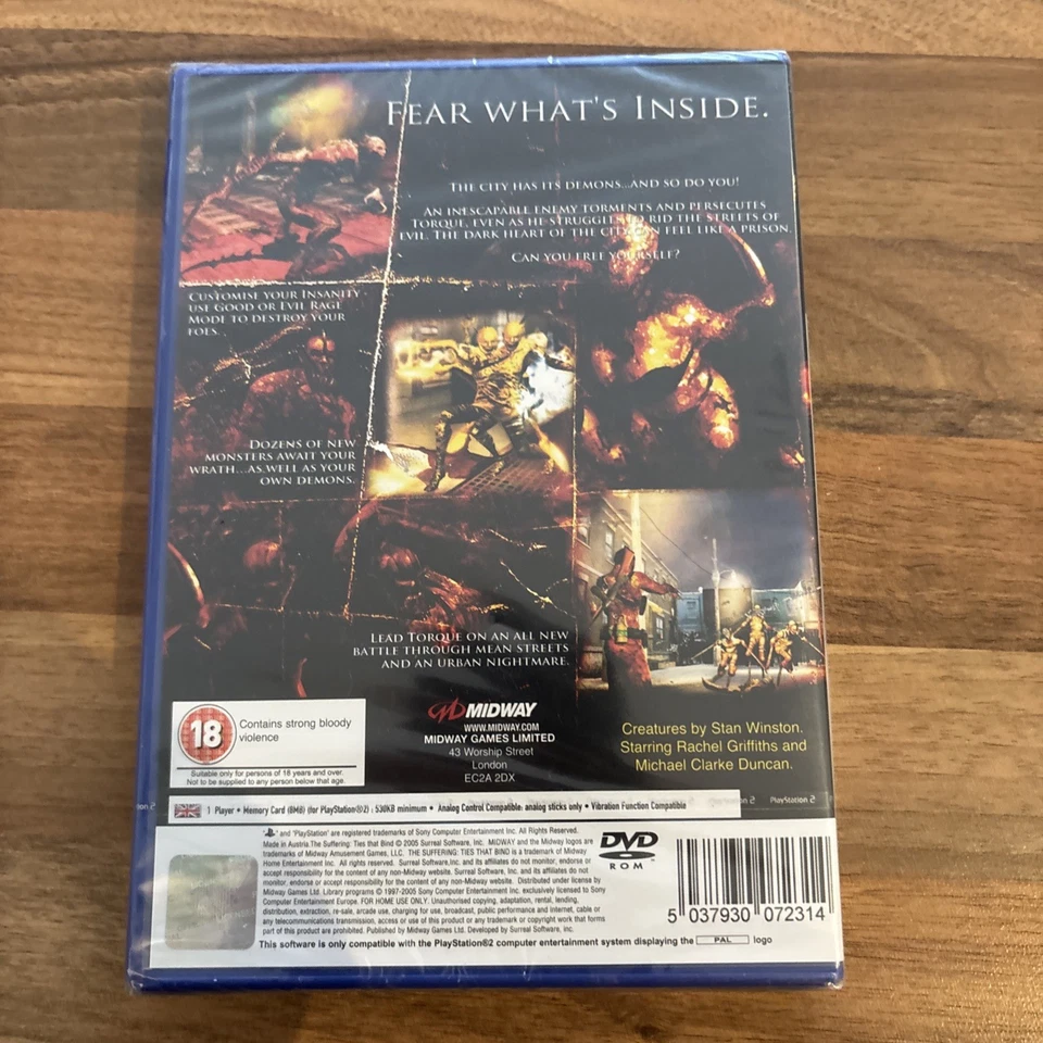 The Suffering: Ties That Bind Sony sealed PlayStation 2 Complete With Manual PAL - Image 2 of 4