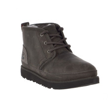 UGG Neumel II Boots Gray Brown Shearling US 5 Suede #1017322K Wool Insole