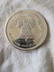 1984 A-Mark Liberty Silver 1 Troy Oz .999 Fine Silver Round Liberty Bell Eagle