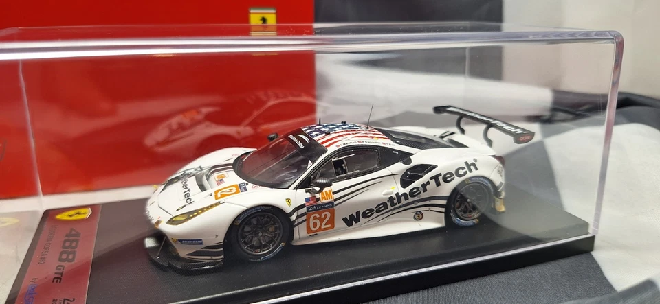 LOOK SMART/ 2017 LE MANS - FERRARI 488 GTE #62- 1:43 SCALE MODEL CAR LSLM073 - Image 2 of 4