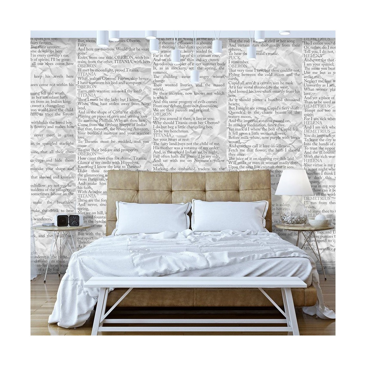 Papier peint Magic of Love intissé lavable et facile a poser pour habiller un salon chic