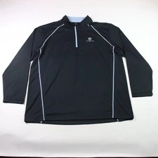 San Soleil Mens XXL Black Performance 1/4 ZIP Pullover Golf Wynn Golf Club